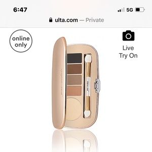 Jane Iredale eyeshadow kit.